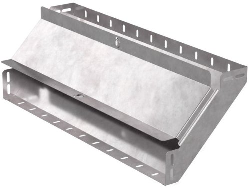 Угол для лотка вертикальный внутренний с крышкой Промрукав Стандарт 90град. 600х80 фото Угол для лотка вертикальный внутренний с крышкой Промрукав Стандарт 90град. 600х80 картинка